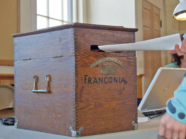 The ballot box in Franconia